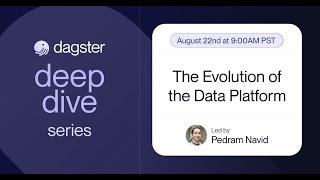 Dagster, SDF, & the Evolution of the Data Platform (A Dagster Deep Dive)