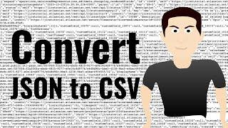 Convert JSON to CSV