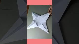 Christmas Star  Craft || Christmas Decoration ideas #short #artandcraft