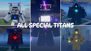 How to get ALL SPECIAL TITANS in ST : Blockade Battlefront (ROBLOX)