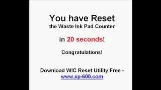 How to Reset Epson XP-600 and other models waste ink pads counters in 20 seconds FOR DUMMIES!