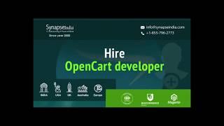 Hire OpenCart developer– SynapseIndia