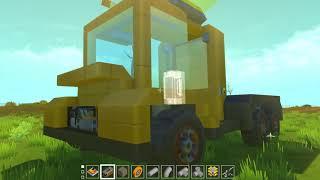 Scrap Mechanic №2 тесла-камаз конец