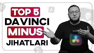 Top 5 davinci dasturi MINUS taraflari nima uchun premiere pro yaxshi video montaj o'zbek tilida