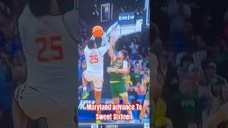 Maryland magic play to advance to the sweet 16 #maryland #ncaa  #MarchMadness @terrapinhoops7021