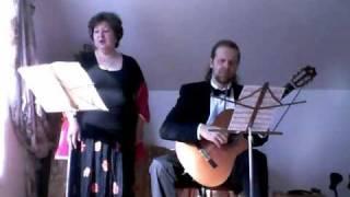 Italian Renaissance Madrigal, Natalia Spirina (voice) and Andrei Krylov (guitar)