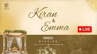 Kiran & Emma Hindu Wedding LIVE | Forever Studios | Ybrant Media