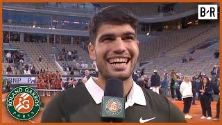 Carlos Alcaraz Talks Winning 2025 Roland-Garros Final w/ TNT Crew