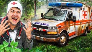 WE Found A REAL ABANDONED AMBULANCE In The FOREST | Will We RUN And DRIVE?!