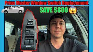 How to Replace Master Window Switch 10-15 Toyota Prius for $35