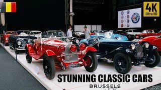 Autoworld Car Museum in Brussels | BELGIUM Walking Tour 4k60fps 2022