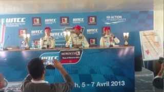 Marrakech Grand prix: Conférence de press Auto GP Race 2