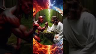 Jesus vs satan #jesus #jesuschrist #shorts