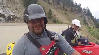 Visually impaired kayaker takes on Idaho Rapids using waterproof communication by BbTALKIN USA