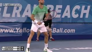 Grigor Dimitrov Vs Damir Dzumhur Delray Beach Open R2 (Highlights HD)