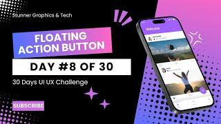 Floating Action Button Figma | UI UX Design Figma | Top Animations Day 8