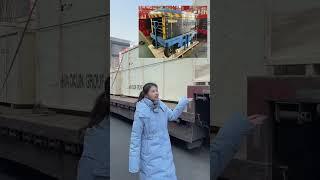 Two freight elevators, a home elevator, a mobile scissors sent to Kazakhstan , a full car [笑脸]