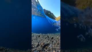 This is raw footage of the glacier lakes in the mountains of valdez Alaska #calm #alaska