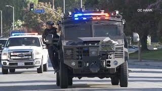 LAPD SWAT Caravan Responding Code 3! | Lights and sirens | 187 suspect