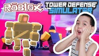 ROBLOX.  Мы смогли дойти до босса 60 уровня!!!  Tower Defense Simulator