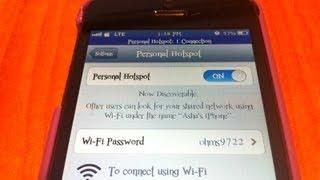 How To Get "FREE" Tethering On Your iPhone - Personal Hotspot