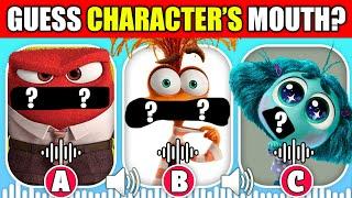 Guess The Character By MOUTH & EMOJI | Inside Out 2 Movie | Anxiety, Envy, Anger