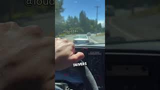 Slow Driver Gets Hit #roadrage