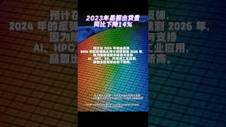 Wafer shipments to fall 14% year-on-year in 2023 (2023年晶圆出货量同比下降14%) #wafer #shipments #mcu #cpu