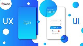 Login Screen UX & UI Design | Prototype Animations | Adobe XD