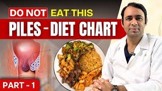 Part 1  WORST FOODS - DO NOT EAT - BEST DIET  ! -  PILES | BAWASIR | FISSURE | HEMORRHOIDS