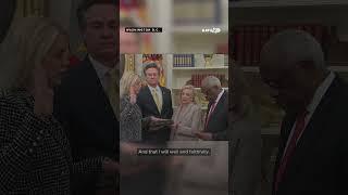 Pam Bondi sworn in as the 87th United States Attorney General