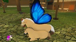 My New Family ! Roblox Horse World Online Game Play Video