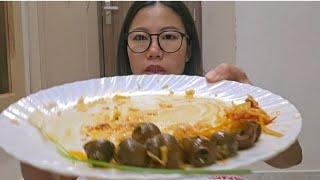 Snail With Smoke Pork & Bamboo Shoot || Naga Curry #mukbang