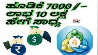 How to earn 10 lakh profit in Kannada forex trading market