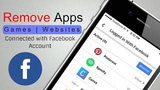 [iPhone] Remove Apps Games Connected with Facebook Account