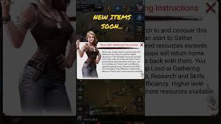 Last empire war Z Strategy new items