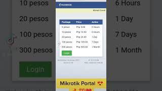 Mikrotik Portal ️#mikrotech #internet #viral  #pldt #ffth #pppoe #mikrotik #wireless