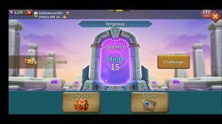 How to win vergeway chapter 6 stage 15  final stage of vergeway for now in lords mobile