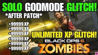 BO6 GLITCH - NEW SOLO GODMODE GLITCH AFTER PATCH (SOLO UNLIMITED XP GLITCH) BEST BO6 ZOMBIES GLITCH