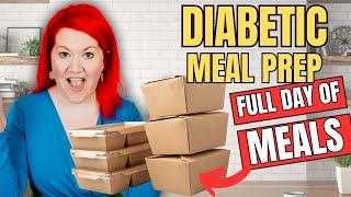EASY Full Day Diabetes Meal Plan for Beginners | How to Meal Prep for Diabetes