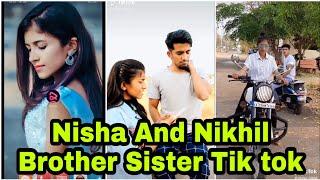 Nisha and Nikhil || Sister and Brother|| OWN VOICE TIKTOK FUNNY VIDEO || VIDEO 2