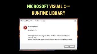 How to Fix Microsoft Visual C++ Runtime Library Error on Windows 11/10