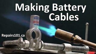 How to make Battery Cables For Auto, Marine & Solar