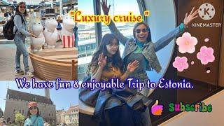 Tara sa Estonia, mamasyal muna kami ng unica iha sa angkan ng daddy nya..Luxus cruise let's go!