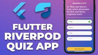 Flutter Riverpod Quiz App Tutorial | Apps From Scratch