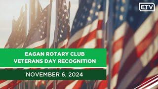 Eagan Rotary Club Veterans Day Recognition 2024