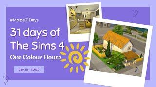 Day 17: ONE COLOUR HOUSE  31 Days of The Sims 4 #Molpe31Days