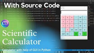 Scientific calculator in python using GUI | Tkinter