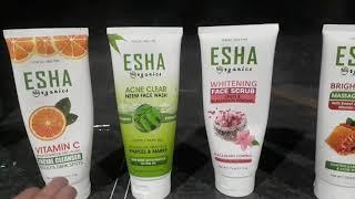 Review of Esha organics Facial kit...Price... How to use