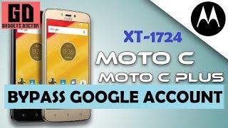 Bypass FRP Google Account For MOTO C PLUS XT-1724 - ANDROID-7.1.1 -100% TESTED